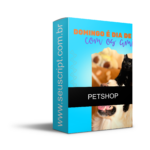 Pack para petshop com 255 artes editáveis no canva