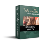 Pack para salão de beleza com 230 artes editáveis no canva