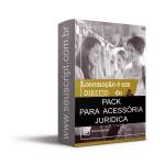 Pack para acessória jurídica com 50 artes editáveis no canva