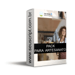 Pack para artesanato com artes editáveis no canva
