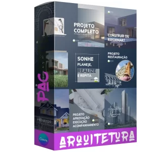 Pacote de 25 Anúncios Editáveis no Canva para Arquitetura