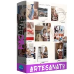Pacote de 31 Anúncios Editáveis no Canva para Promover seu Artesanato