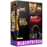 Conjunto de 69 Artes Editáveis no Canva para a Black Friday