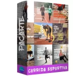 Pack para Corrida Esportiva com 15 mídias editáveis no canva
