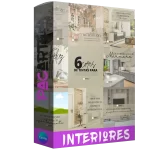 Pacote de 25 Artes Editáveis no Canva para Anúncios de Design de Interiores