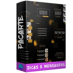 Pacote de 10 Artes Editáveis no Canva para Dicas e Mensagens