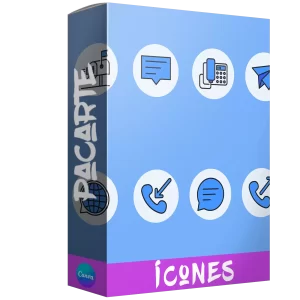 Pacote de 70 Ícones para Contato