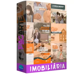 Pacote de 25 Artes Editáveis no Canva para Anúncios Imobiliários
