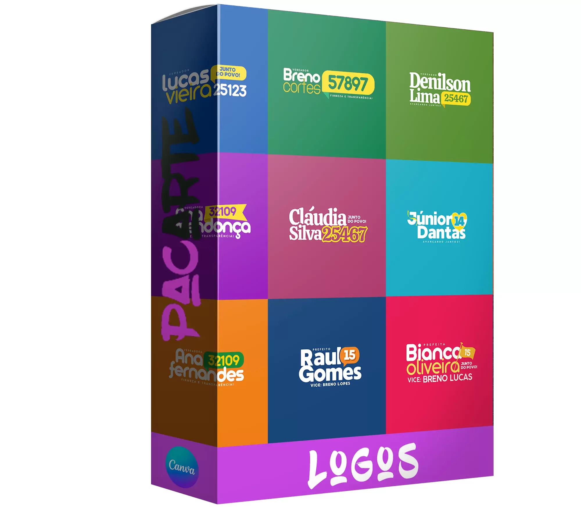 Pack de 16 Logos para Política