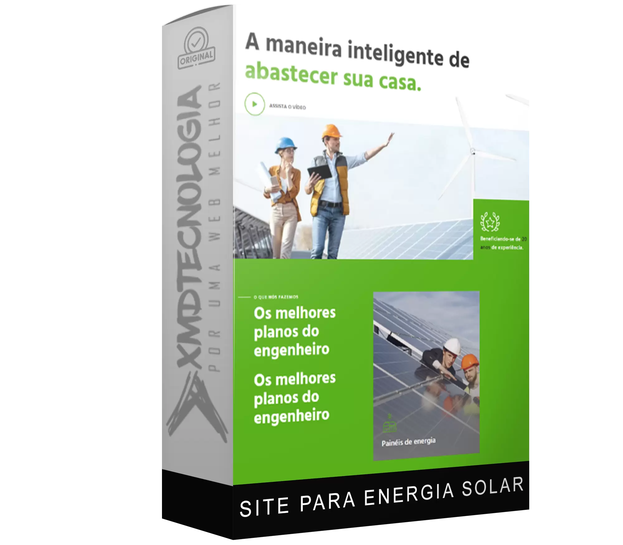 Site completo para Empresas de Energia Solar