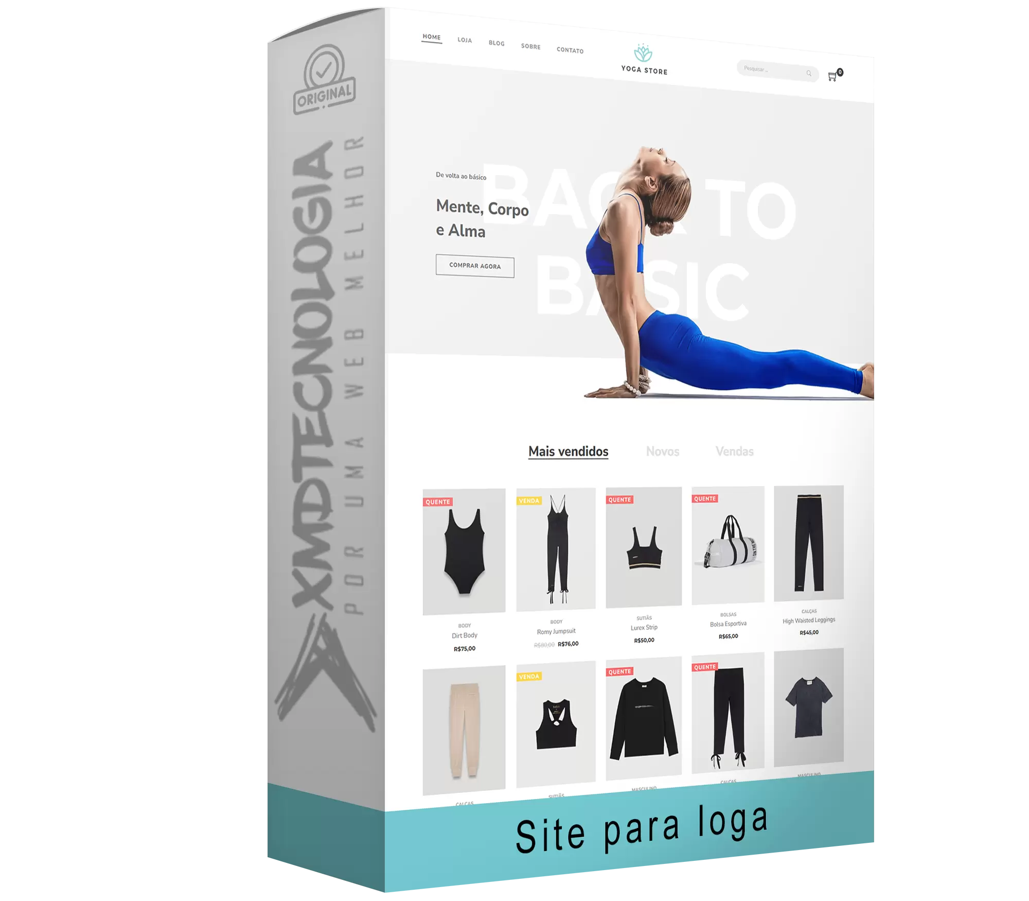 Site completo para Yoga