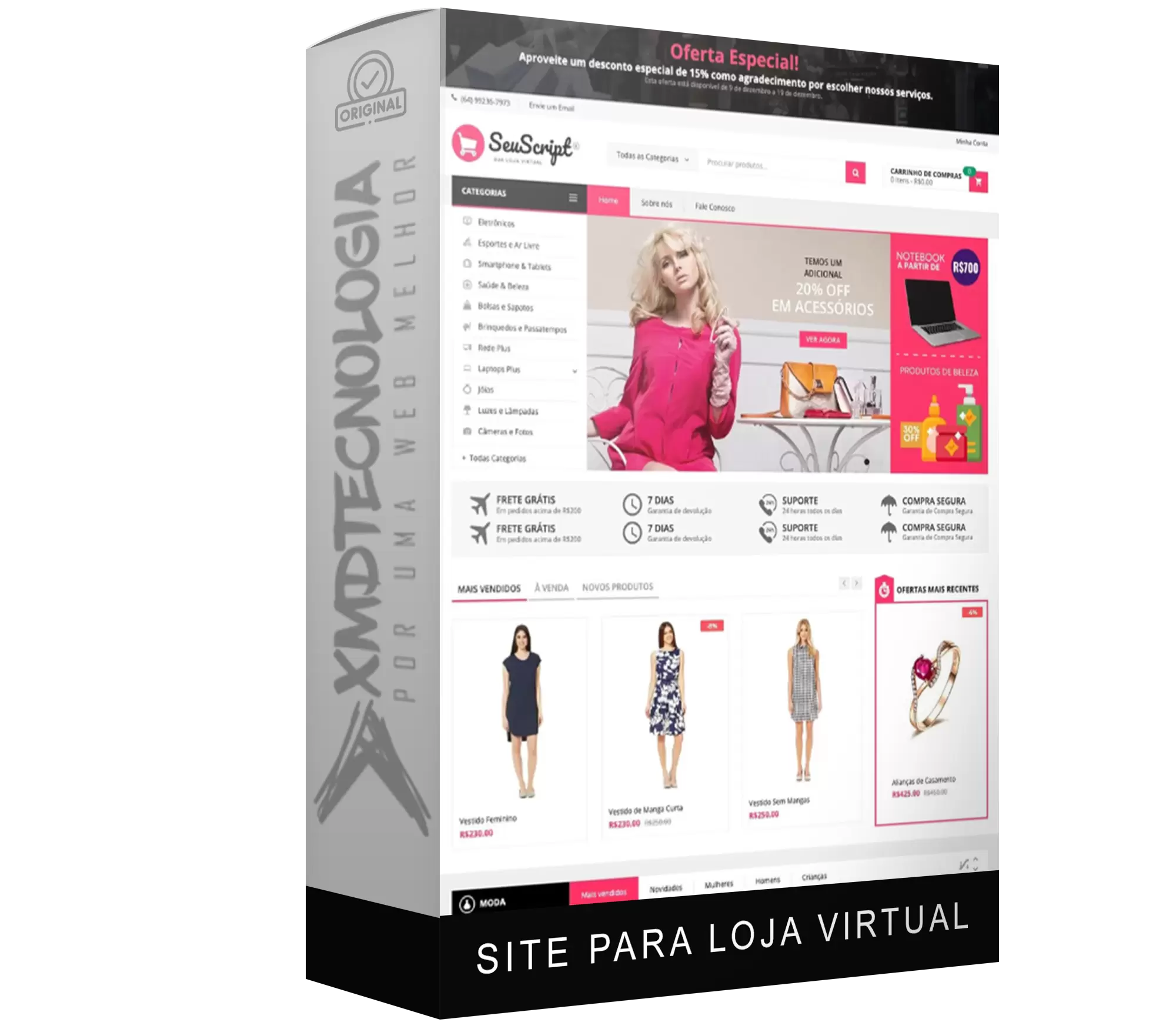 Site completo para Loja Virtual: A Solução Premium para seu Mercado WooCommerce