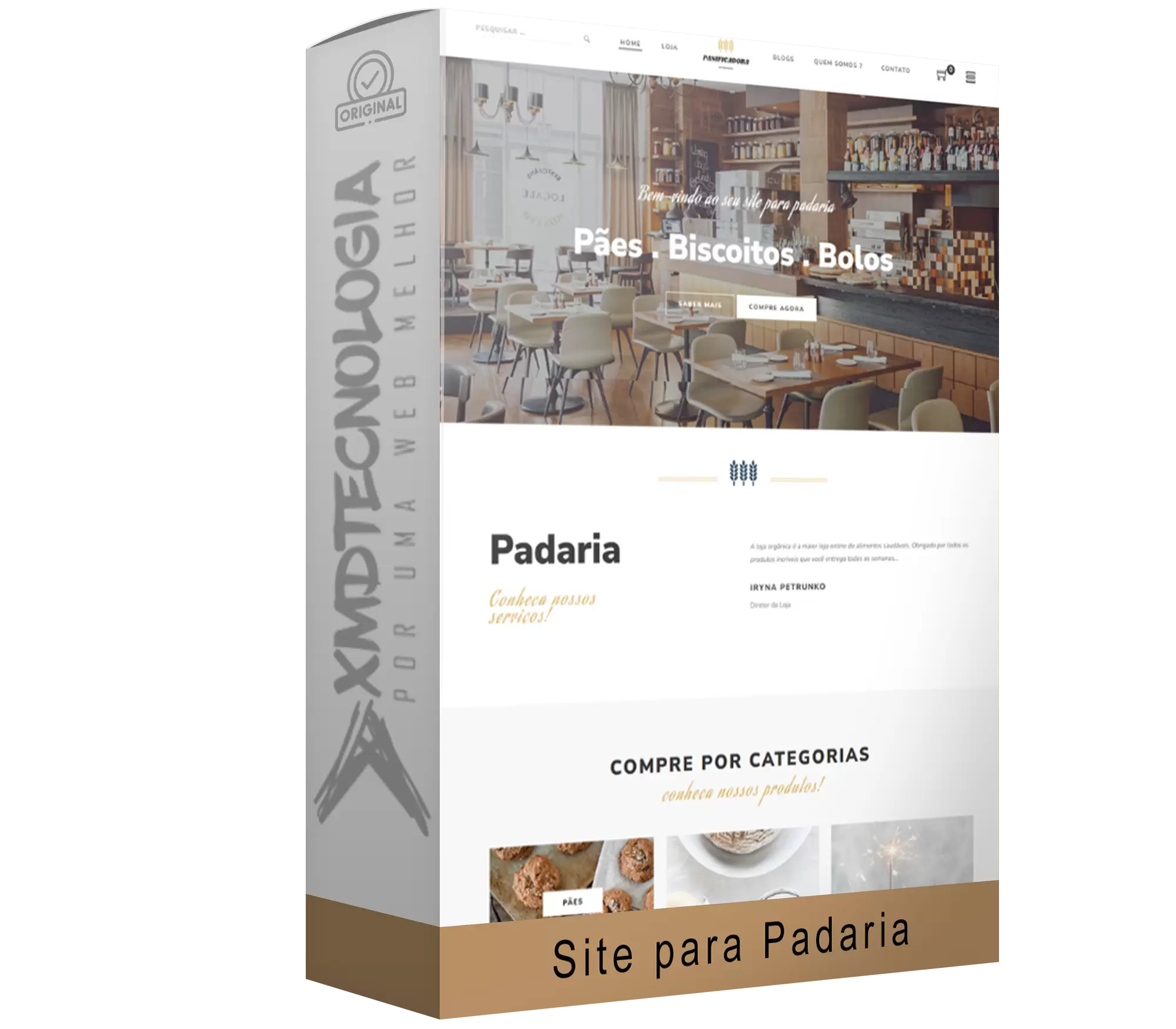 Site Completo para Padaria