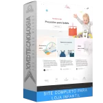 Site completo para Loja Infantil
