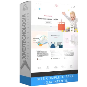 Site completo para Loja Infantil