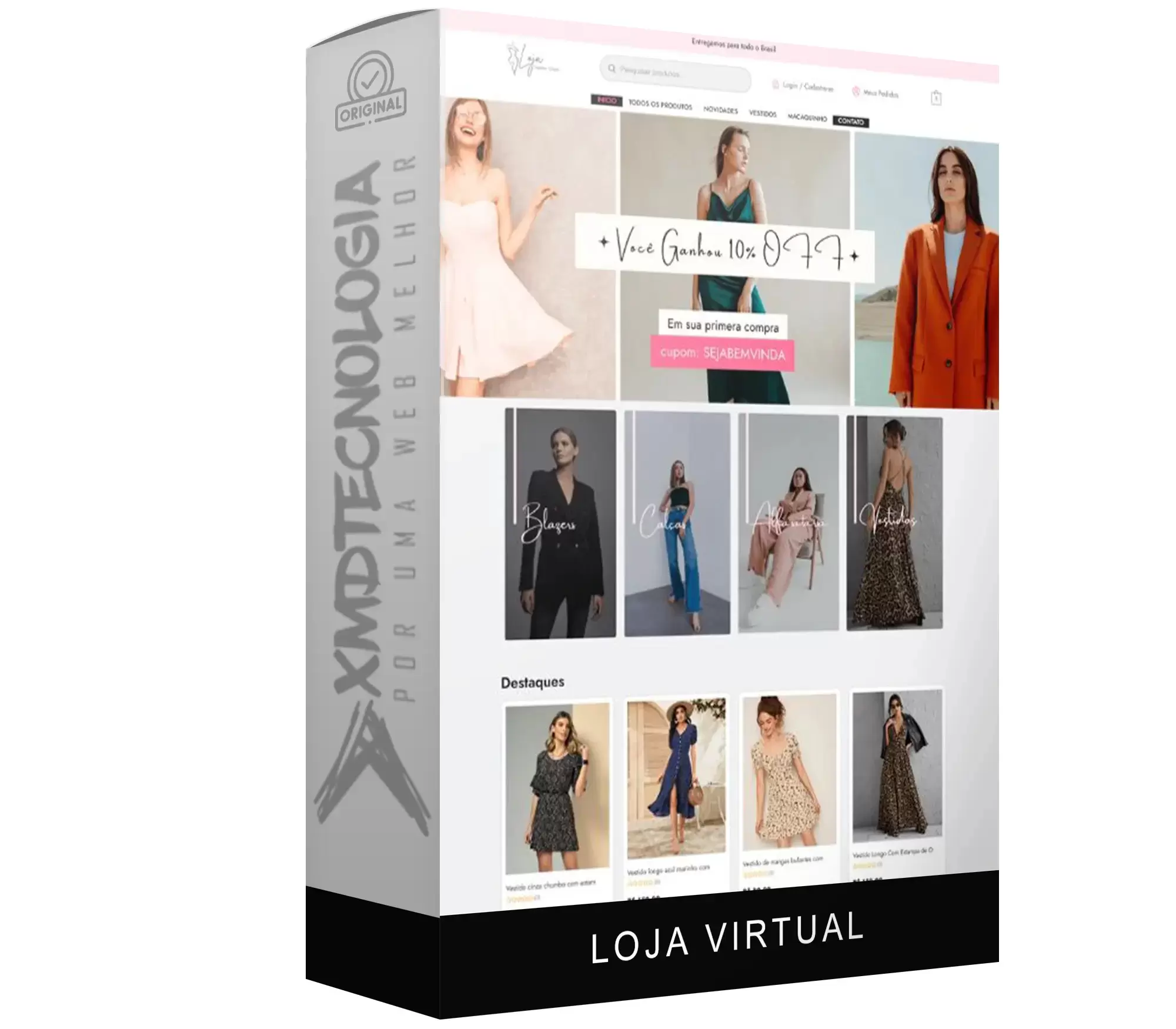 Site Completo para Loja Virtual de Roupas