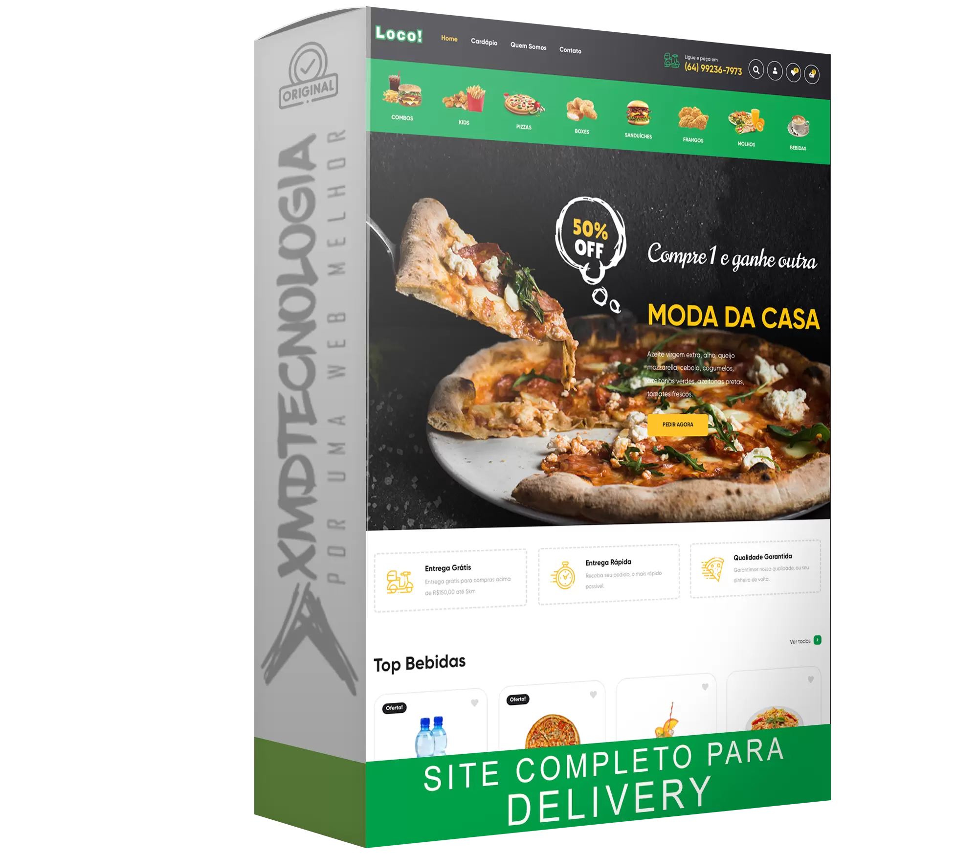 Site completo para Delivery