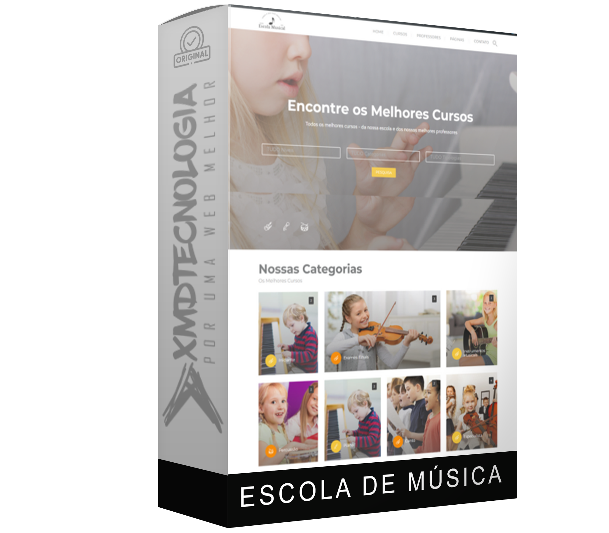 Site Completo para Escola de Música